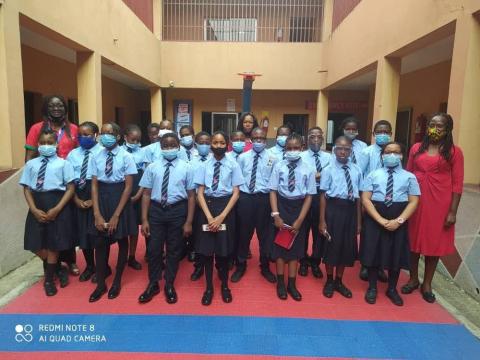 Heartrose Care Club students and facilitators at school gatherings